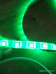 Комплект - cветодиодная лента RGB 5050 от сети 220в + пульт ДУ ( 300 LED 5м ) ( SMD 5050 ) фото от покупателей 2