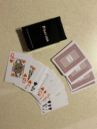 Карты игральные покерные пластиковые Duke Poker Club 54 листа 87x62 мм Красные (DN26238Red) фото от покупателей 5