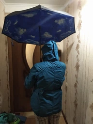 Парасолька навпаки, розкладна з хмарами M+ Umbrella Sky U2 фото від покупців 1