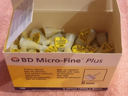 Голки інсулінові для шприц-ручок Microfine Becton Dickinson МикроФайн 8 мм (30G x 0,3 мм)