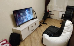 Кресло-Груша Примтекс Плюс Simba H-2200/D-5 М White-Black (ordf)
