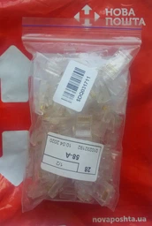 Коннектор Patron UTP RJ-45 (RJ-45) Cat.5e (8P8C) 40 шт. (CON-RJ-45-8P8C-40) фото от покупателей 9