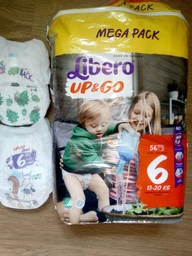 Підгузник Libero Up&Go Розмір 6 (13-20 кг) 54 шт (7322541743004) фото від покупців 18