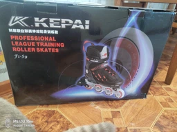 Роликовые коньки Kepai A 17108-XL (42-44) Красные, раздвижные, колеса ПУ 80 мм