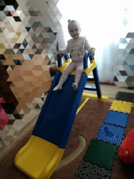 Горка Active Baby детская Сине-желтая 140 см (01-0140/0301) (4822003280137) фото от покупателей 13