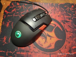 Ігрова дротова миша з ковриком Marvo M355+G1 7colors-LED фото від покупців 1