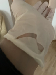 Одноразовые перчатки MedTouch латексные без пудры Размер M 100 шт Бежевые (4820226660125/Н325896) фото от покупателей 8