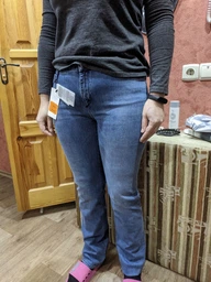 Джинсы Regular Fit женские Colin's 792 Mila CL1043835DN02108 25-32 Темно-синие (8681597831998) фото от покупателей 11