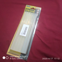 Стержни клеевые MASTERTOOL 11.2х200 мм 12 шт прозрачные 42-0153 фото от покупателей 6