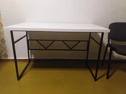 Компьютерный стол Ferrum-decor Раян 75x140x70 черный ДСП Белое 32мм фото от покупателей 6