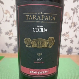 Вино Tarapaca Santa Cecilia Semi Sweet Red красное полусладкое 0.75 л (7804436720845)