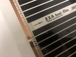 Теплый пленочный пол инфракрасная пленка Exa Heat Film 0,5x1 м.п (UK-510R) фото от покупателей 4