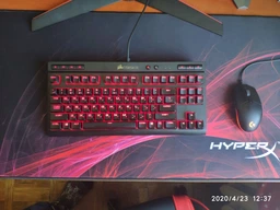 Клавіатура Corsair K63 Cherry MX Red Black (CH-9115020-RU) фото від покупців 2