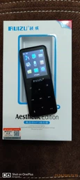 MP3 плеєр Ruizu X16+ 4Gb із зовнішнім динаміком Чорний фото від покупців 1
