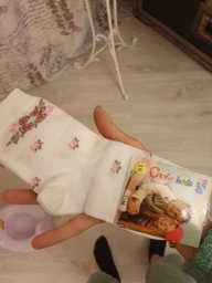 Детские носки хлопковые для девочек Conte Kids Tip-Top 5С-11СП-182 16 Белые (4810226049518)