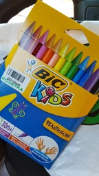 Карандаши восковые BIC Plastidecor 12 цветов (829770/920299)