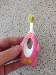 Детская зубная щетка Silver Care Happy Brush от 6 до 36 месяцев Голубая (8009315006549) фото от покупателей 3