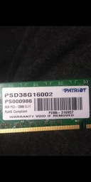 Память 8Gb DDR3, 1600 MHz, Patriot, 1.5V (PSD38G16002) фото от покупателей 8