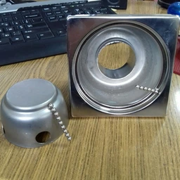 Трап из нержавеющей стали 10*10см, вертикальный, D50 Mertinoks 3045.0А050K010.0 фото от покупателей 1