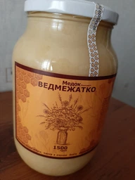 Мед натуральный разнотравье 1500 грамм Медвежонок фото от покупателей 3