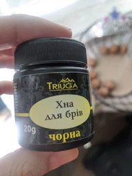Хна для брів Triuga з ефектом татуажу Коричнева 20 г. фото от покупателей 2