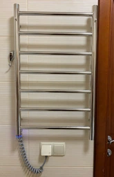 Электрический полотенцесушитель Laris Альфа П8 400х800 Э правый 73207817 фото от покупателей 3