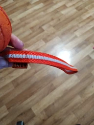 Іграшка для собак Liker Line М'ячик зі стрічкою 7 см (6287) фото від покупців 3