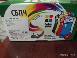 Система НПЧ ColorWay Canon E404/E464/E414/E474+чернила (4х100 мл) (E404CN-4.1NC) фото от покупателей 5