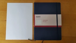Книга записная Axent Partner Grand 295х210 мм A4 100 листов в клетку Черная (8203-01-А) фото от покупателей 10