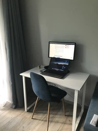 Компьютерный стол Ferrum-decor Дейв 75x100x60 белый ДСП Белое 16мм