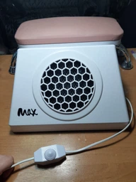 Профессиональная настольная вытяжка MAX для маникюра и педикюра, 120W. Белый фото от покупателей 6