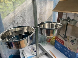 Подставка с мисками из нержавейки для собак Trixie 4.7 л (4011905249230) фото от покупателей 12