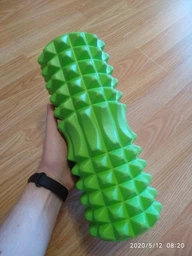 Масажний ролик EasyFit Grid Roller 33 см v.1.2 Чорний