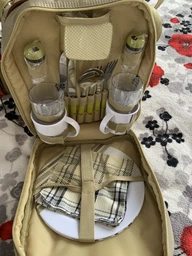 Набор для пикника Time Eco TE-430 Premium Picnic, 4 персоны Синий (6215028111513) фото от покупателей 4