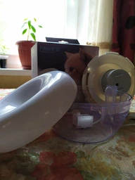 Фонтан-поїлка для котів і собак PAWOOF 1.5L з фільтром, Білий (006-WHITE) фото від покупців 1