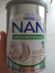 Смесь Nestle NAN Кисломолочный 1 с рождения 400 г (7613031583362) фото от покупателей 11
