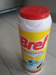 Порошок для чистки кухни Bref с эффектом соды с ароматом лимона 500 г (9000100254953) фото от покупателей 1