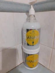 Шампунь для зміцнення волосся з мультивітамінним комплексом Kallos Cosmetics Banana Shampoo, 1 л фото від покупців 1