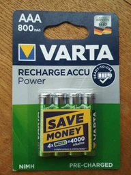 Аккумулятор универсальный Varta Longlife Accu AAA 800 мАч BLI 4 Ni-MH(56703101404) фото от покупателей 3