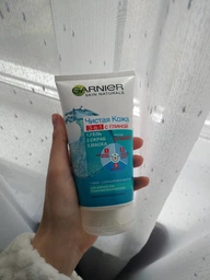 Гель для умывания, скраб, маска для лица Garnier Skin Naturals Чистая кожа 3 в 1 150 мл (3600540565280) фото от покупателей 3