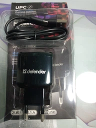 Мережевий зарядний пристрій Defender UPC-21 2xUSB, 5V/2.1А з кабелем micro-USB (83581) фото від покупців 7