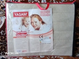 Электропростынь YASAM 120х160 см Голубая фото от покупателей 19