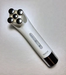 Микротоковый массажер для лица OKACHI GLIYA OG-5832 с технологиями RF+ EMS + LED терапии прибор для лифтинга подтяжки лица фото от покупателей 3
