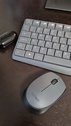 Комплект беспроводной Logitech MK235 UA (920-007931) фото от покупателей 8