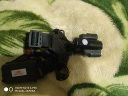 Ударостійкий налобний ліхтар із захистом від вологи 4 режими Bailong Police W 602 Pro Чорний + 2 Акумулятори фото від покупців 2
