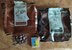 Шоколад бельгийский Callebaut №823 Молочный в дропсах 400 г (5410522556209) фото от покупателей 18