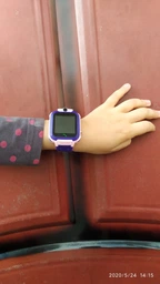 Детские Умные Смарт Часы Baby Smart Watch Q12 (S12) С Lbs Сине-Розовые