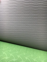 Коврик для йоги и фитнеса EasyFit TPE+TC 6 мм двухслойный синий-голубой фото от покупателей 3