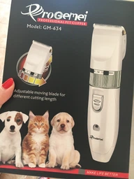 Машинка аккумуляторная для стрижки животных котов и собак Груммер GEMEI GM-634