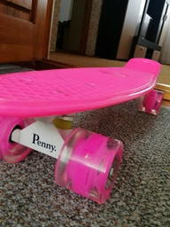 Пенні борд Penny Board Black, Світяться колеса фото від покупців 13